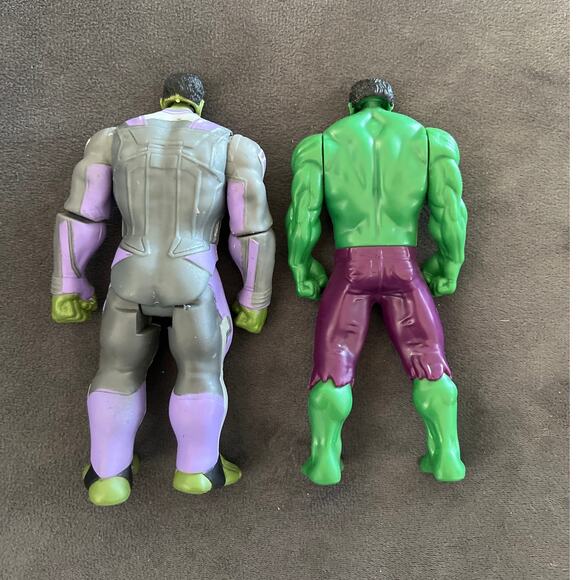 2 HASBRO INCREDIBLE HULK ACTION FIGURES 2015 AND 2019 - Picture 2 of 4